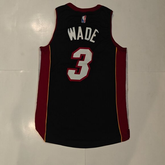 NWT Vintage Adidas Dwyane Wade Miami Heat Jersey Men's Size S Small 2015 Retro - Picture 14 of 15
